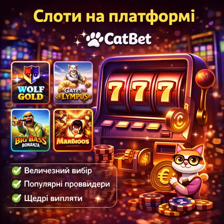 Библиотека слотов CatBet с играми Gates of Olympus, Sweet Bonanza, Aviator и фильтрами по провайдеру, волатильности и тематике